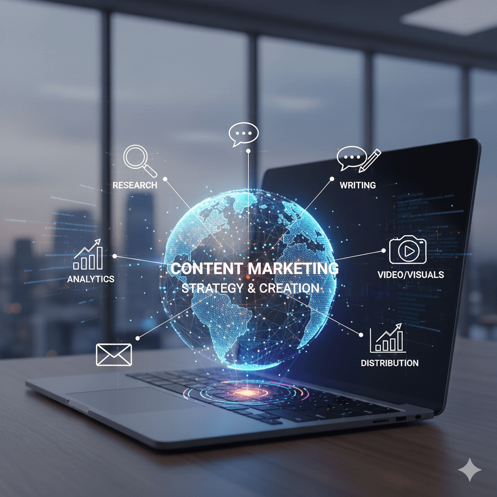 Read more about the article Content Marketing w 2026 roku: kompletna strategia dla Twojego biznesu